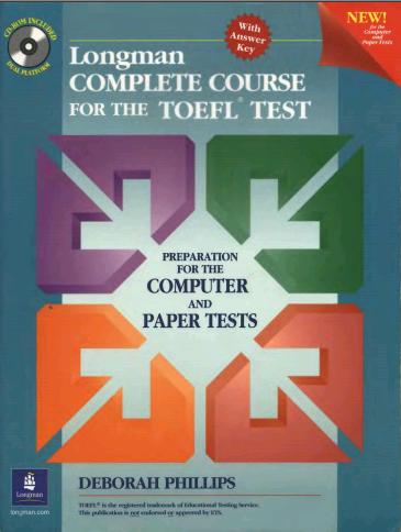 کتاب دوره کامل لانگمن جهت آمادگی شرکت در آزمون تافل کاغذی و کامپیوتری