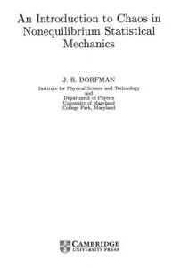 کتاب بررسی بی نظمی در مکانیک آماری غیر تعادلی
