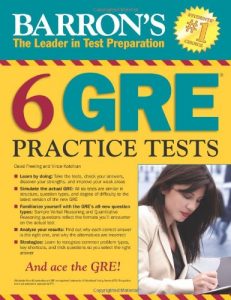 کتاب Barron's 6 GRE Practice Tests
