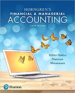 دانلود حسابداری مالی و مدیریتی هورنگرن Miller Nobles
