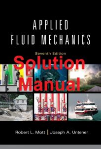 حل تمرین مکانیک سیالات Mott و Untener ویرایش هفتم