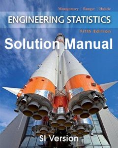 حل المسائل کتاب آمار مهندسی مونتگومری