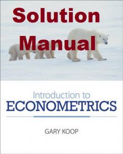 حل تمرین اقتصادسنجی Gary Koop
