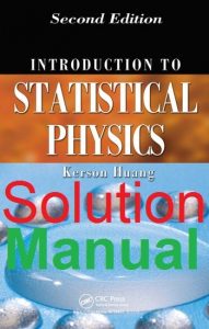 حل تمرین مقدمه ای بر فیزیک آماری Huang