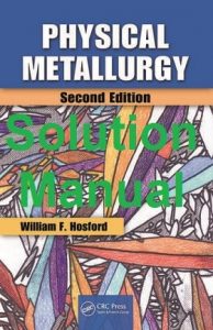 حل تمرین متالورژی Hosford