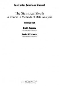 حل المسائل کتاب The Statistical Sleuth