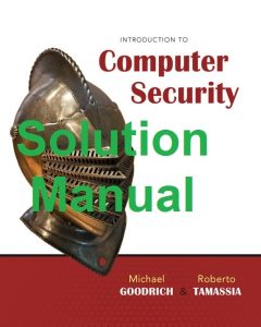 حل تمرین امنیت کامپیوتر Goodrich و Tamassia