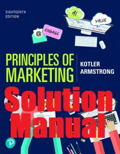 حل المسائل بازاریابی Kotler و Armstrong ویرایش 18 ام